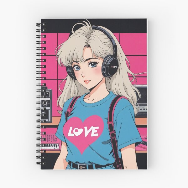 Item preview, the 1980s anime aesthetic `Love Music`. designed and sold by Chills-shop.