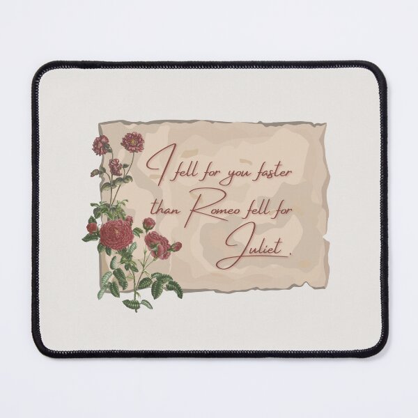 Item preview, "I fell for you faster than Romeo fell for Juliet" - vintage aesthetic  designed and sold by ka-19.