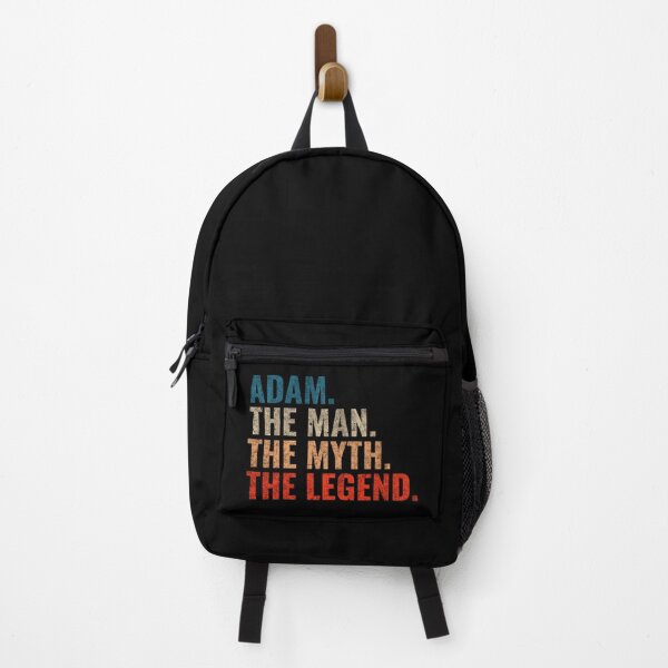 Item preview, Adam The Man The Myth The Legend Adam Name Retro 70s distress designed and sold by Teelogic.