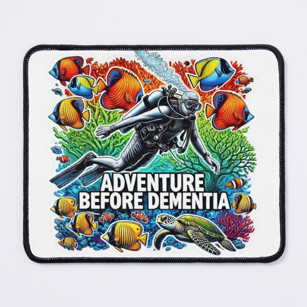 Item preview, ADVENTURE BEFORE DEMENTIA-SCUBA DIVING designed and sold by LeeLeeV.