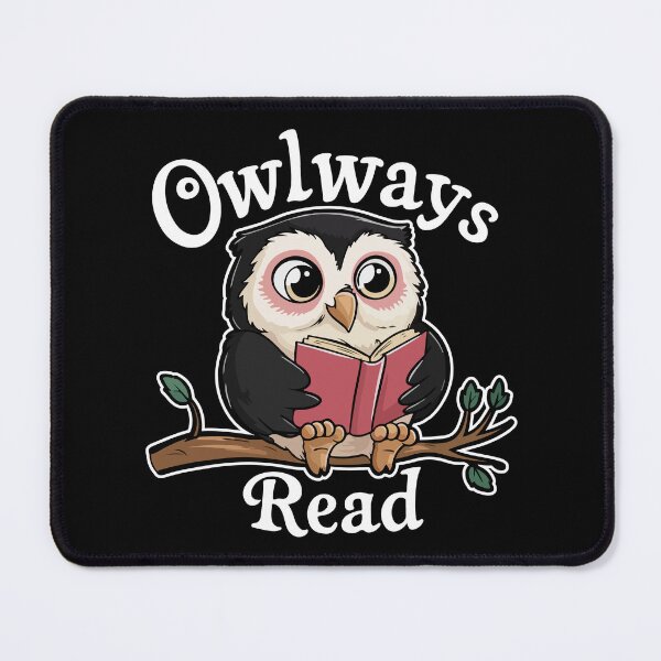 Item preview, Owlways Read Cute Owl Book Reading Lover Design designed and sold by MolotovStudio.