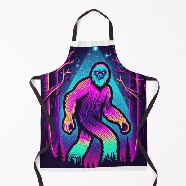 Item preview, Neon Bigfoot in the Forest designed and sold by PhantomFancies.