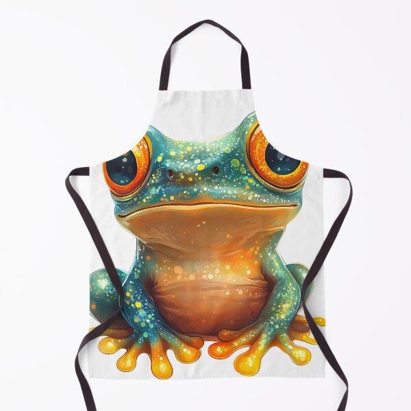 Item preview, Vibrant Kawaii Frog Sticker - Colorful and Cute Frog Illustration designed and sold by Creet-Design.