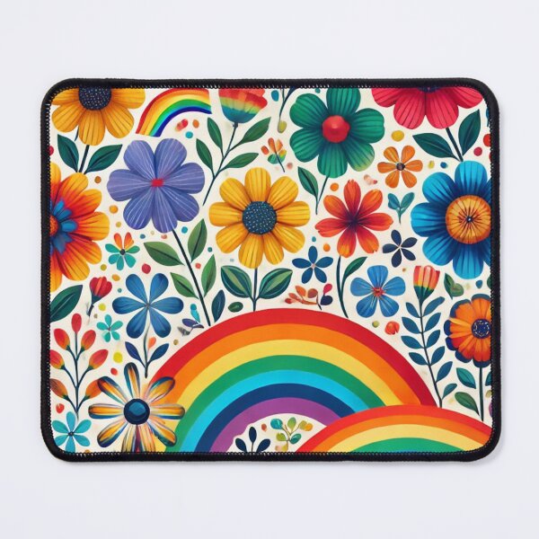 Item preview, Rainbow Flower Harmony designed and sold by WildVista.