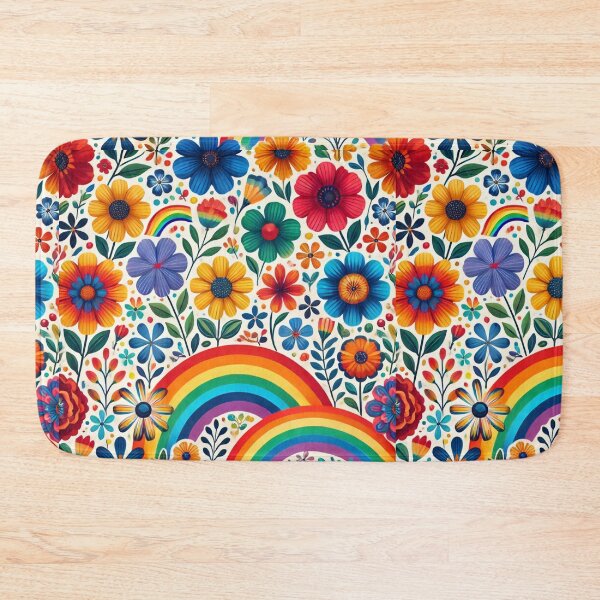 Item preview, Rainbow Flower Harmony designed and sold by WildVista.