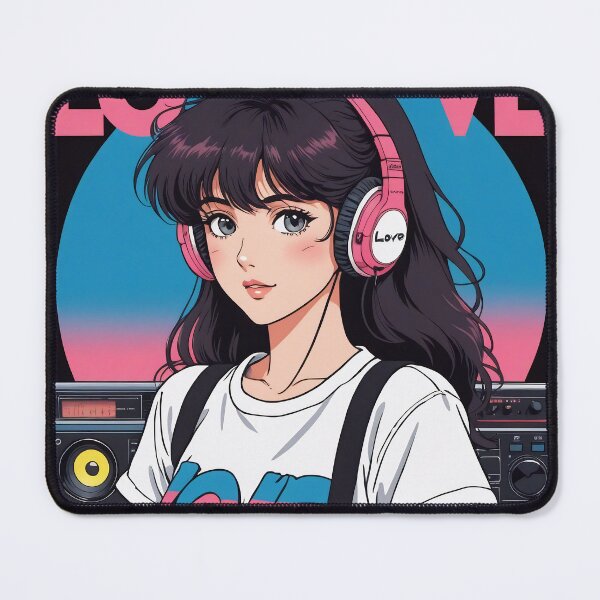 Item preview, the 1980s anime aesthetic `Love Music`. designed and sold by Chills-shop.