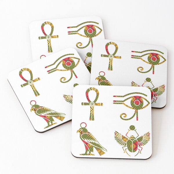Item preview, Lively-hued Egyptian Figures designed and sold by Yzakreativ.