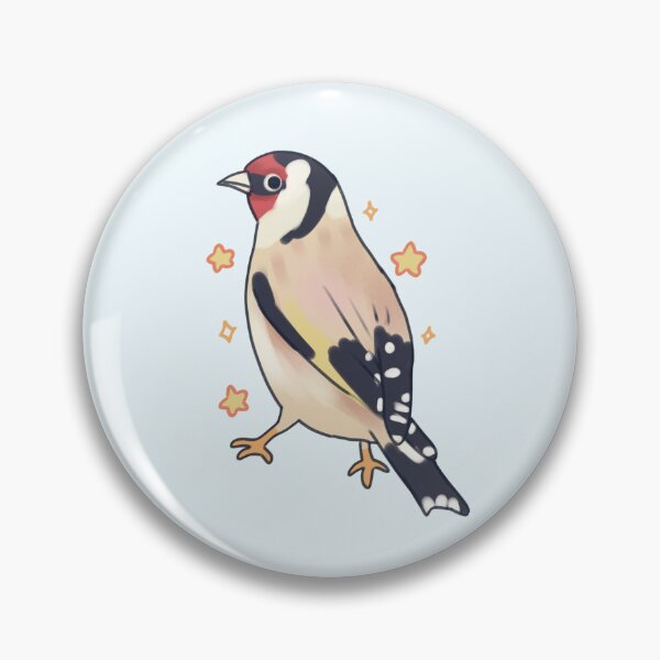 Item preview, Cute European Goldfinch illustration  designed and sold by Artofmayara.
