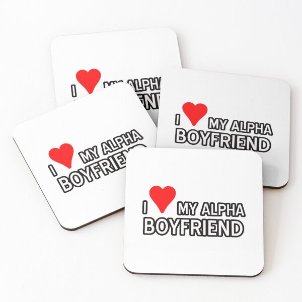 Item preview, I love my alpha boyfriend designed and sold by RedCircleArt.