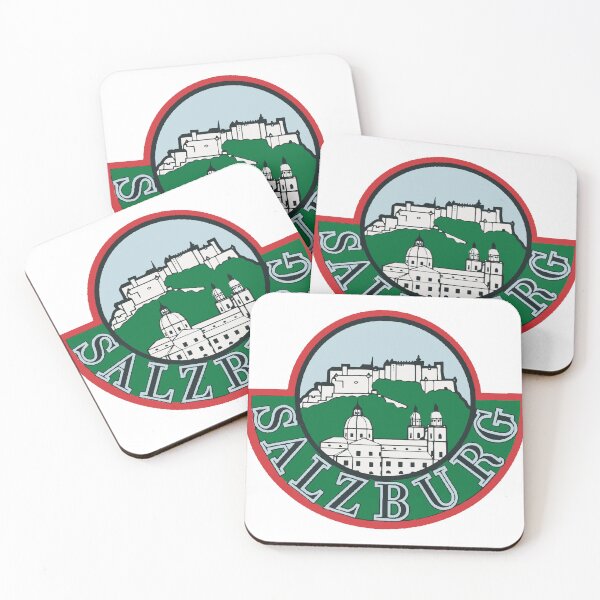 Item preview, Salzburg Austria Vintage Style Decal designed and sold by Decal Mania.