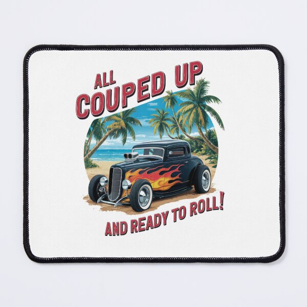 Item preview, All couped up - Old track - Hot rod oldschool - Oldschool automobile - smokin' hot rod - American oldschool designed and sold by JansenGS.
