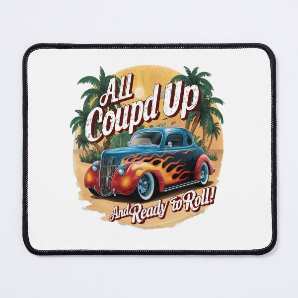 Item preview, All couped up - Old track - Hot rod oldschool - Oldschool automobile - smokin' hot rod - American oldschool designed and sold by JansenGS.