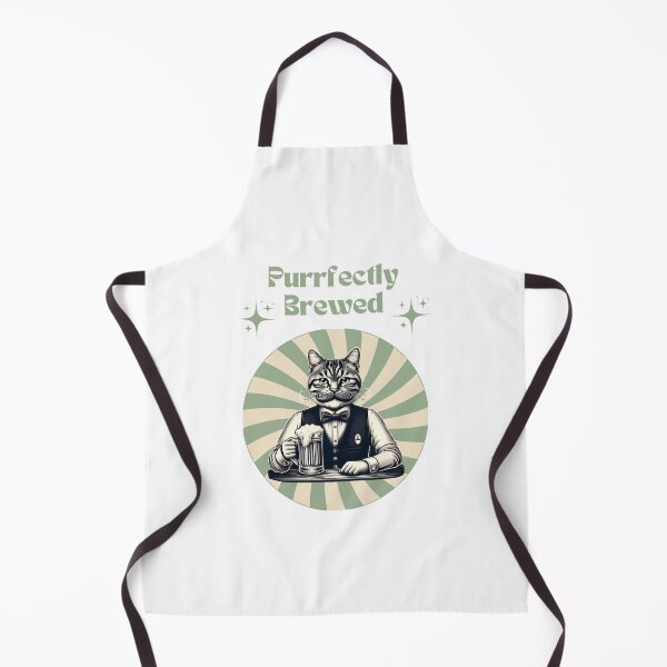 Item preview, Vintage Cat - Purrfectly Brewed designed and sold by GorinART.
