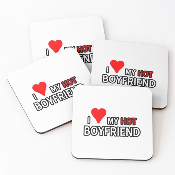 Item preview, I love my hot boyfriend, I love my alpha boyfriend designed and sold by RedCircleArt.