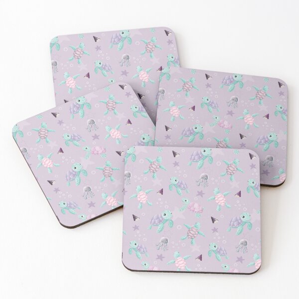 Item preview, Sea magic turtles lilac designed and sold by Mrs-mint.