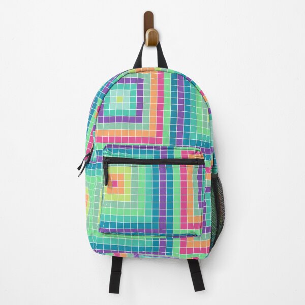 Item preview, seamless pattern colorful, pixel art inspired by ethnic geomatric designed and sold by FlowFlav Create.