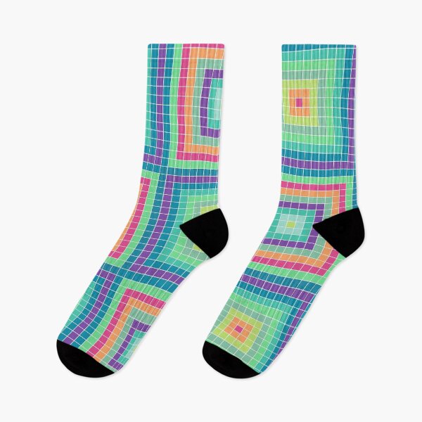 Item preview, seamless pattern colorful, pixel art inspired by ethnic geomatric designed and sold by FlowFlav Create.