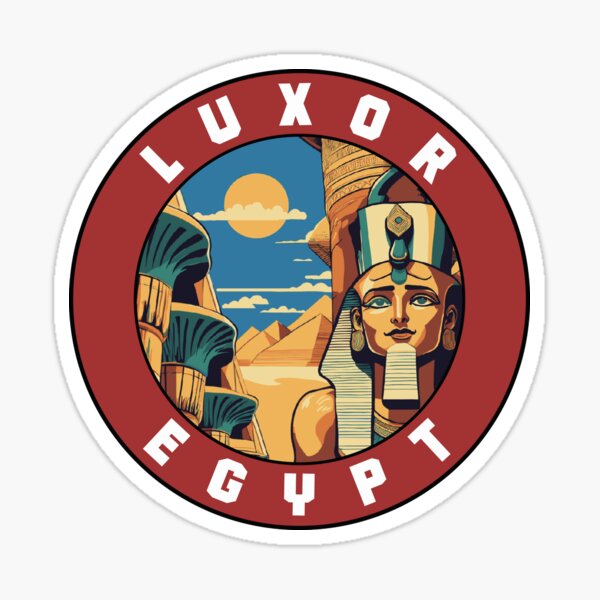 Item preview, Luxor Egypt Vintage Style Decal designed and sold by zsonn.