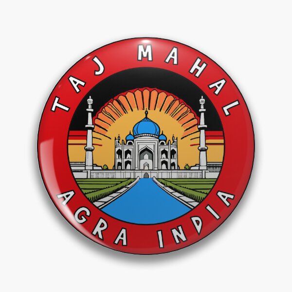 Item preview, Taj Mahal Agra Vintage Style Decal designed and sold by Decal Mania.