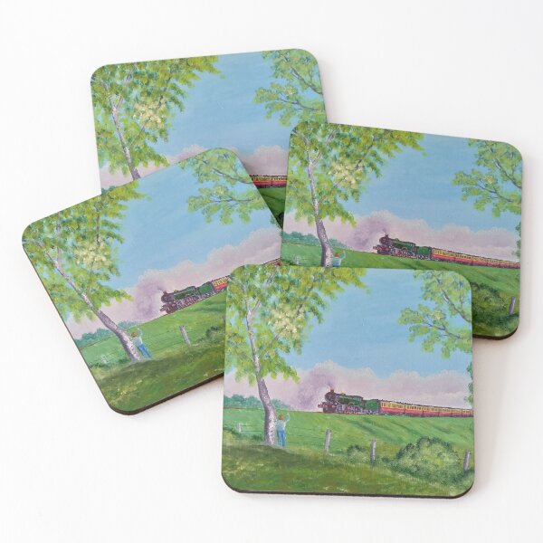 Item preview, Waving to the train designed and sold by kirtleypete.
