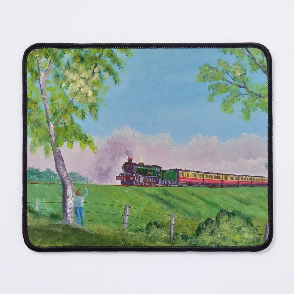 Item preview, Waving to the train designed and sold by kirtleypete.