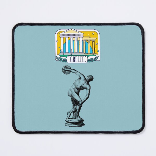 Item preview, Parthenon with greek discobolus sculpture designed and sold by ViviNyks.