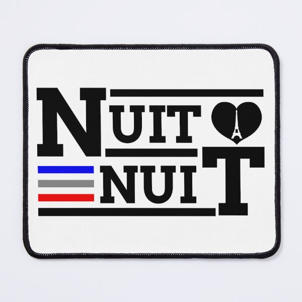 Item preview, Nuit Nuit, French Night Night designed and sold by Teetreasure2.