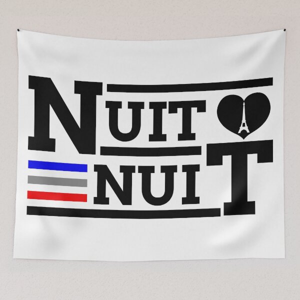 Item preview, Nuit Nuit, French Night Night designed and sold by Teetreasure2.