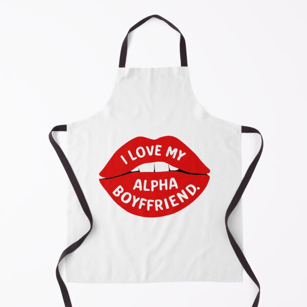 Item preview, I love my alpha boyfriend, I love my hot boyfriend designed and sold by RedCircleArt.
