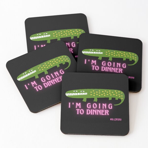 Item preview, Im Going to Dinner Funny Gifts Crocodile Mr.Lipsky designed and sold by Mr-Lipsky.