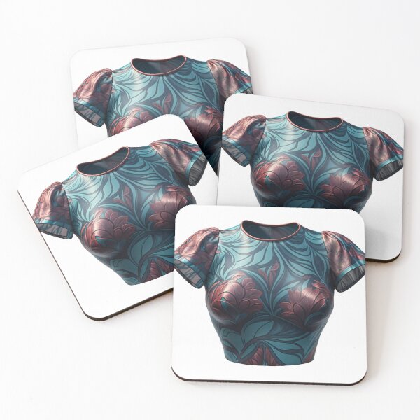 Item preview, silk woman's top withe color plant pattern designed and sold by Creative88Art.