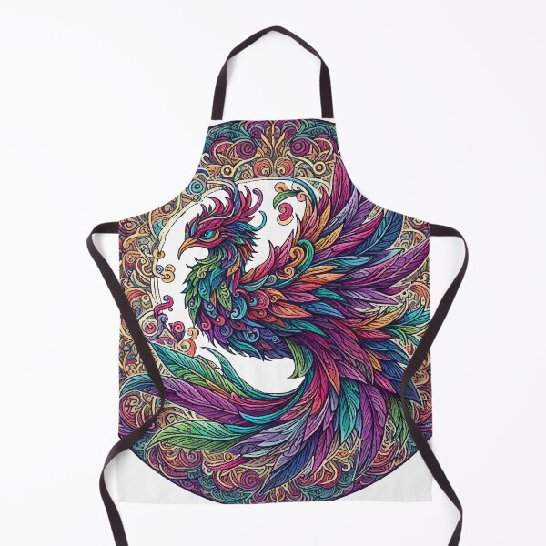Item preview, Phoenix with Floral pattern designed and sold by AG-Adawi.
