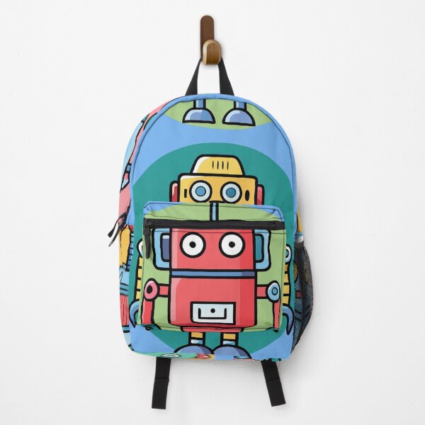 Item preview, Robot charactor colourful graphic design designed and sold by Tiny Cozy Art.