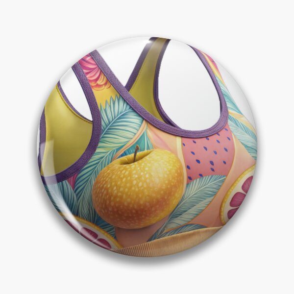 Item preview, Summer girl's top withe exotic fruit patterns designed and sold by Creative88Art.