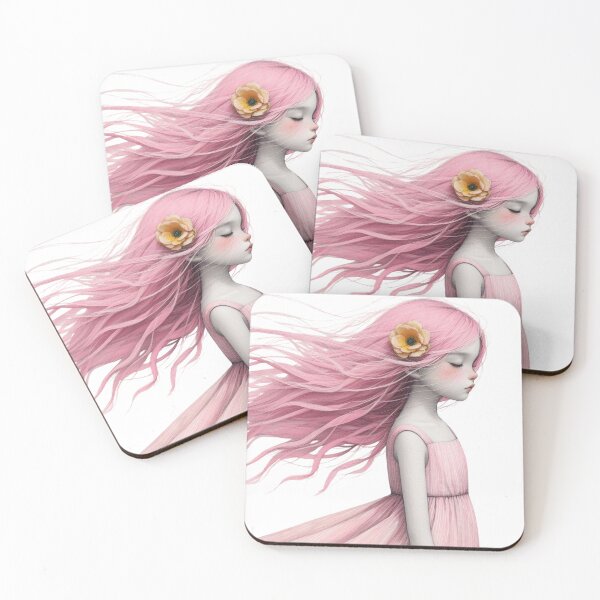 Item preview, The Girl in the Pink Dress Series 3 designed and sold by PohPrints2024.
