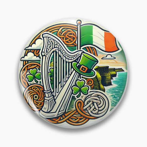 Item preview, Ireland Harp designed and sold by ChicClicker.
