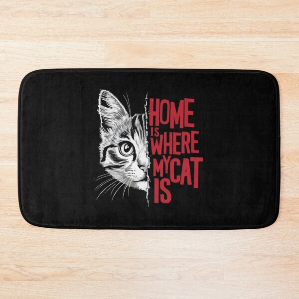Item preview, Home is where my cat is designed and sold by SixtyOneDesign.