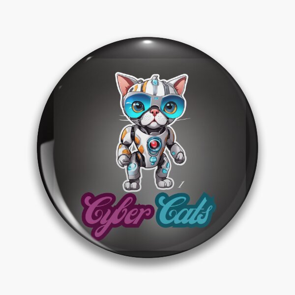 Item preview, Cyber Cats - Cyber Cat 1 designed and sold by Monika Turemka.