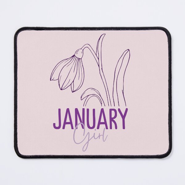 Item preview, January Girl, minimalist Snowdrop January Birth flower for January Birthday Girls designed and sold by lagunaklein.