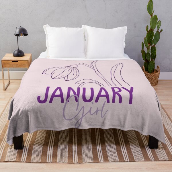 Item preview, January Girl, minimalist Snowdrop January Birth flower for January Birthday Girls designed and sold by lagunaklein.