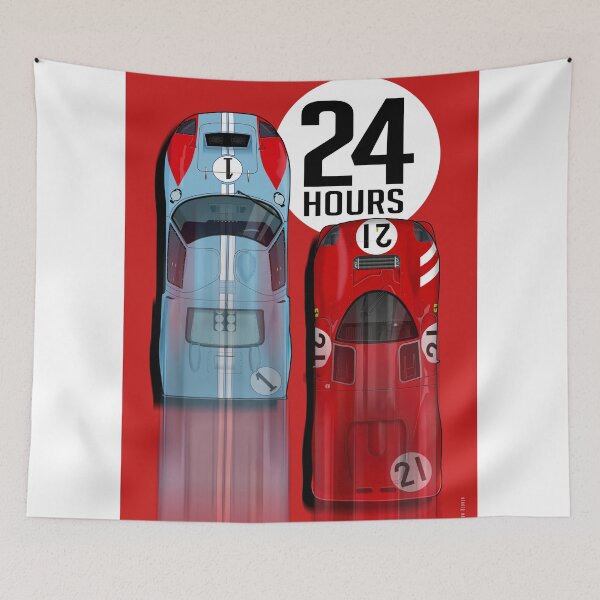 Item preview, 24 Hours 1966 Ford vs Ferrari designed and sold by Theodor Decker.