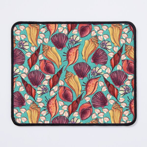 Item preview, Shells collection, Turquoise background designed and sold by Alex Blud.