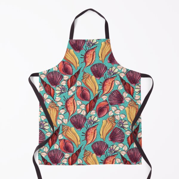 Item preview, Shells collection, Turquoise background designed and sold by Alex Blud.