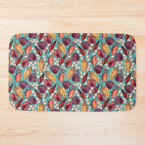 Item preview, Shells collection, Turquoise background designed and sold by Alex  Blud.