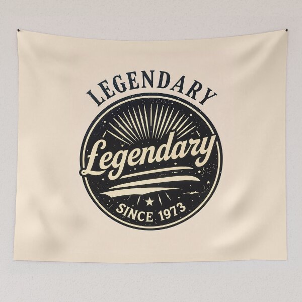 Item preview, Legendary Since 1973 Cool Birthday Quote designed and sold by TheArtOfPat.