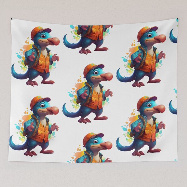 Item preview, Adventurous Cartoon Platypus designed and sold by Sillytoe.