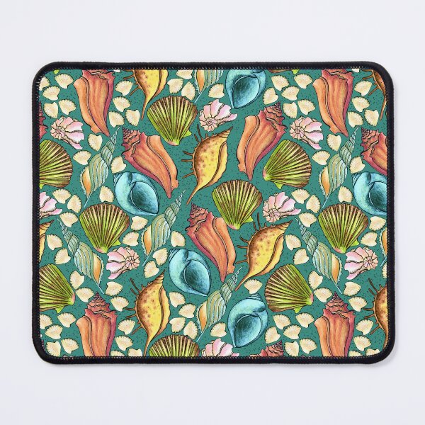 Item preview, Shells collection, Emerald background designed and sold by Alex Blud.