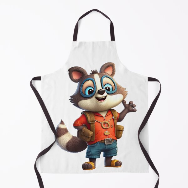 Item preview, Adventurous Cartoon Raccoon designed and sold by Sillytoe.