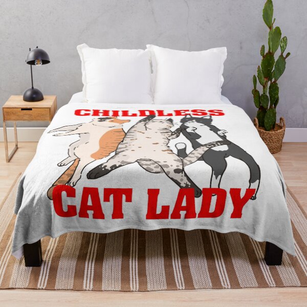 Item preview, Childless Cat Lady v1 designed and sold by MaiZephyr.