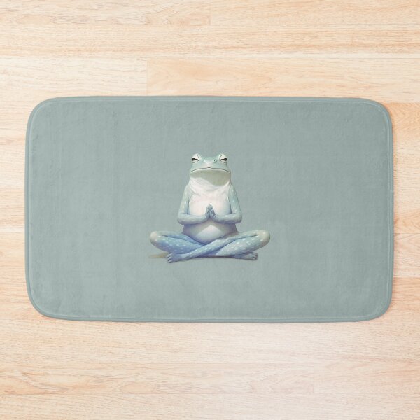 Item preview, Meditating frog Japanese zen art design designed and sold by CroesCreations.